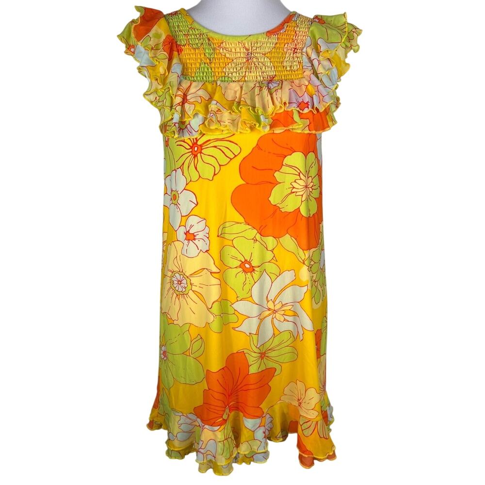 ModCloth Tropical Floral Mini Dress Size Small